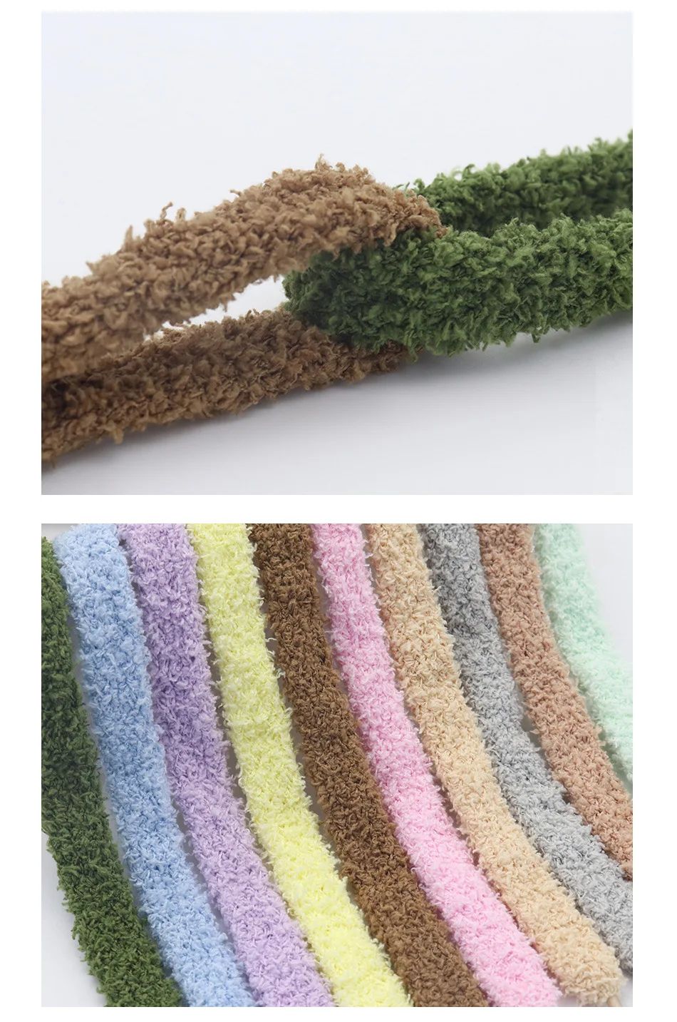 LACETS FLUFFY - BLEU MENTHE