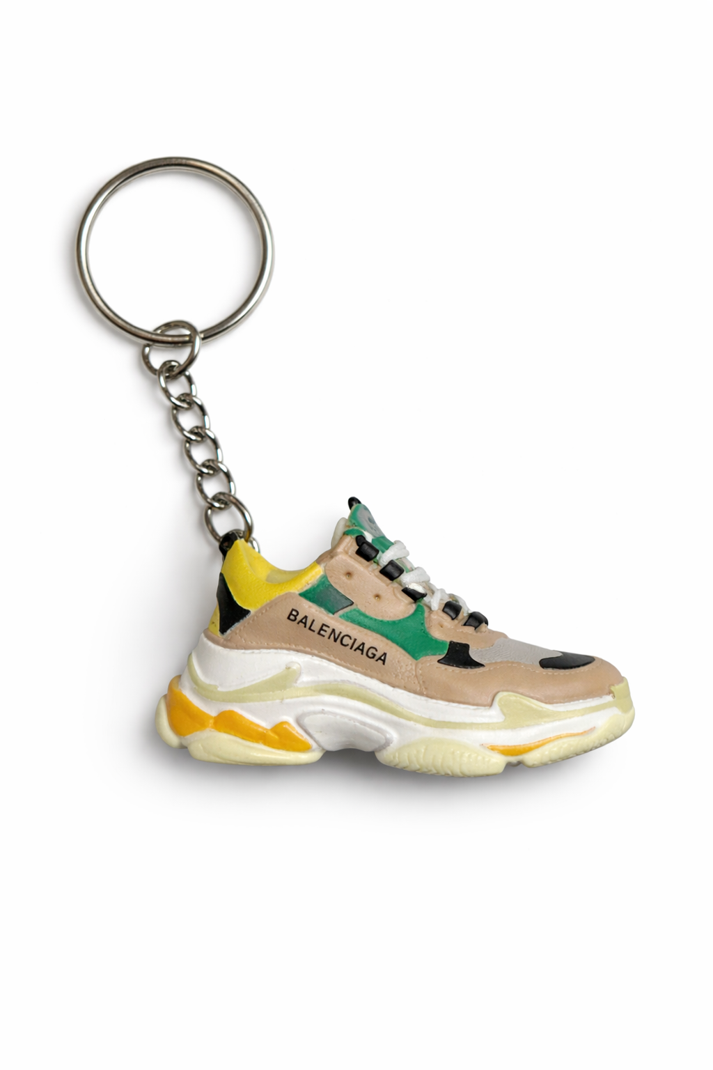 Porte-Clés Balenciaga Triple S Sneaker 'Green Yellow' 2018