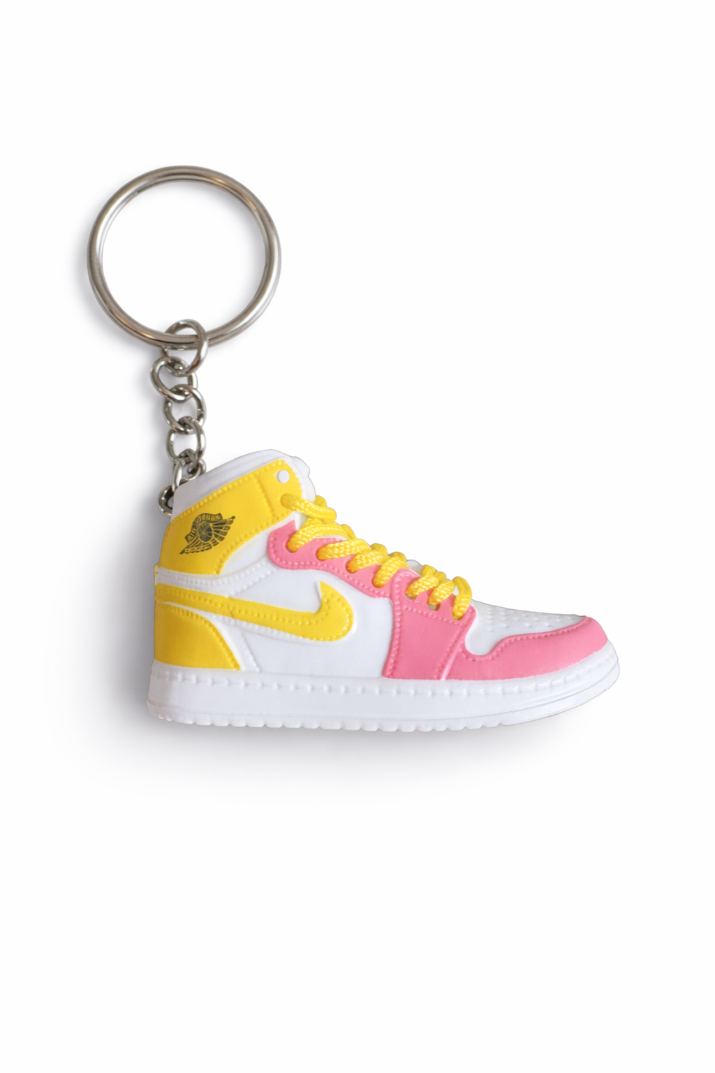 Porte-clés Air Jordan 1 Mid 'Yellow - Pink'