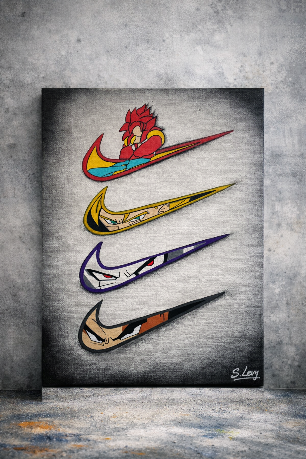 TOILE STREET ART - SWOOSH