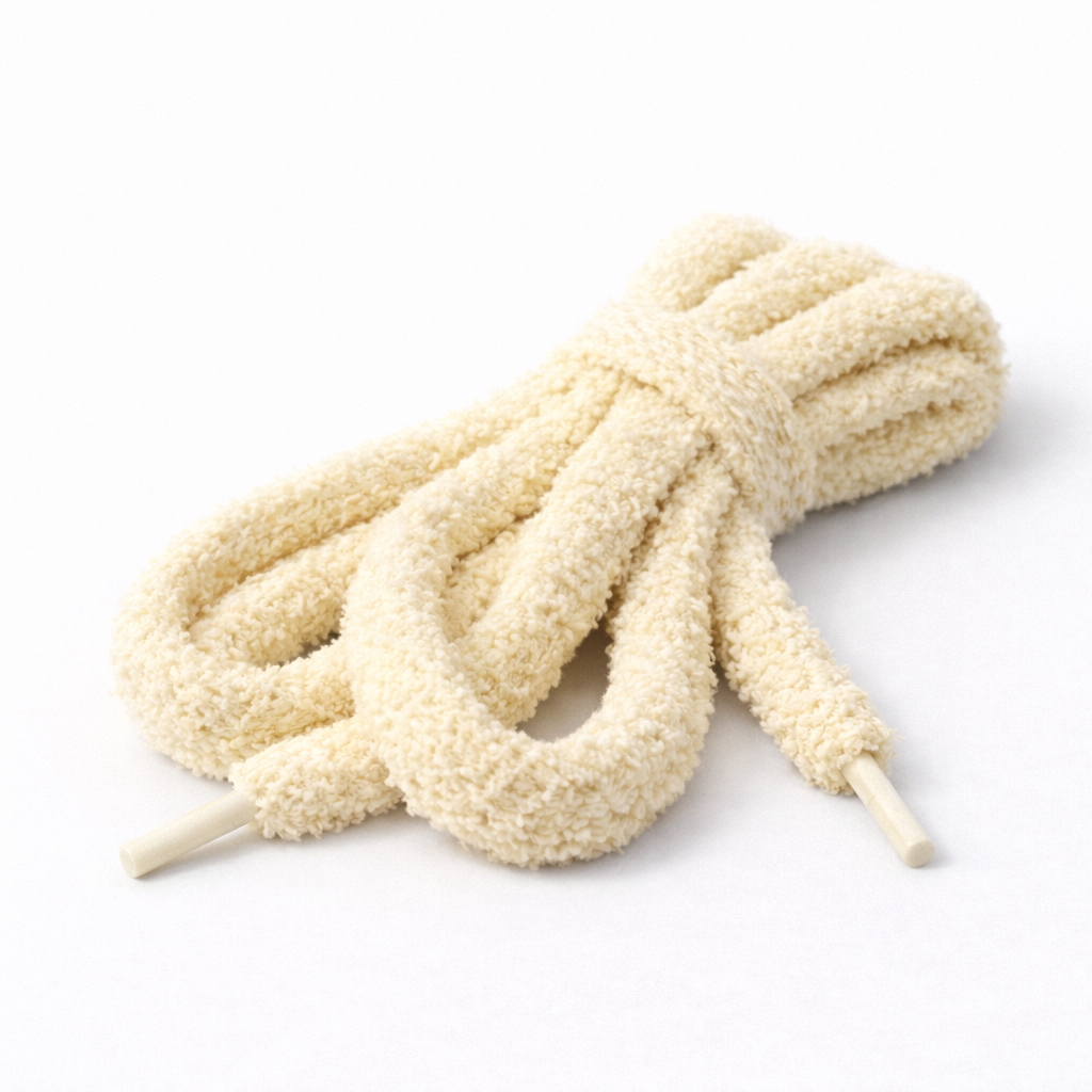LACETS FLUFFY - CRÉME