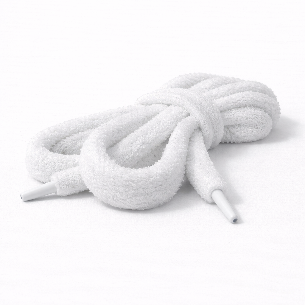 LACETS FLUFFY - BLANC