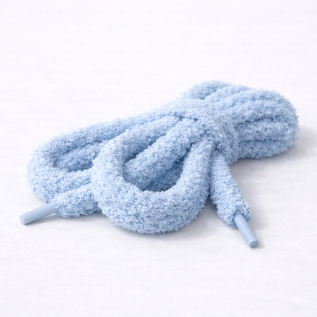 LACETS FLUFFY - BLEU