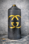 BOMBE DE PEINTURE CUSTOM - BLACK / GOLD