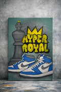 TOILE STREET ART - HYPER ROYAL